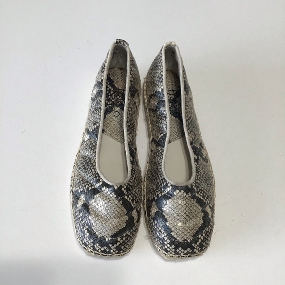 Franco Sarto speed drill flat reptile size 6M animal print flat loafer - Picture 1 of 4